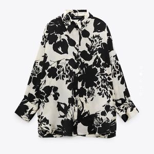 Zara floral print blouse
